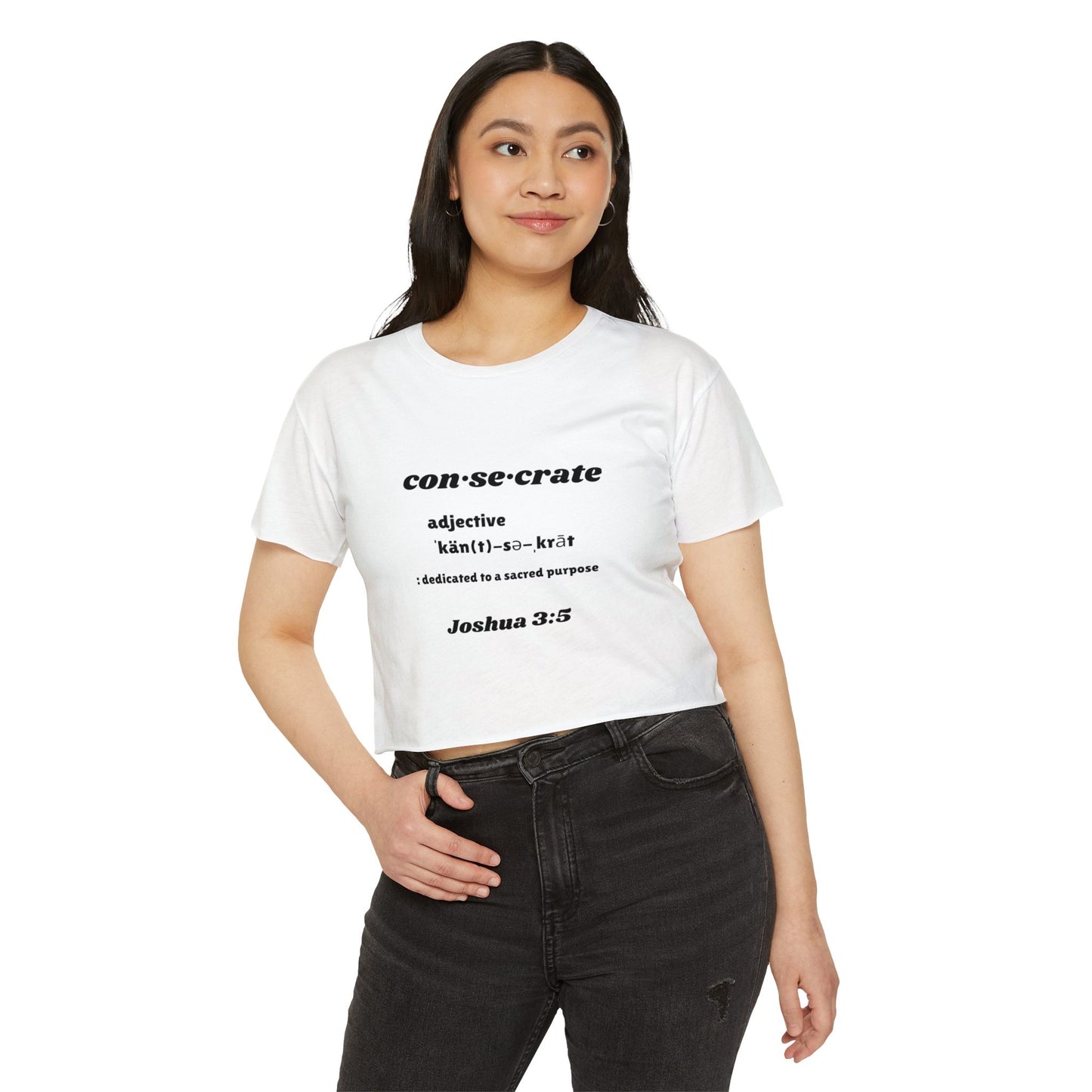 Consecrate - Women's Festival Crop Top