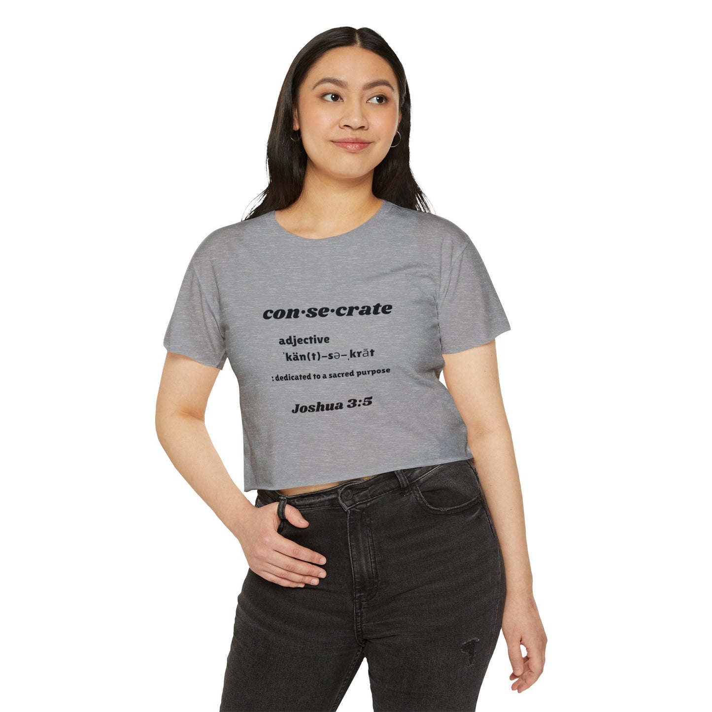 Consecrate - Women's Festival Crop Top