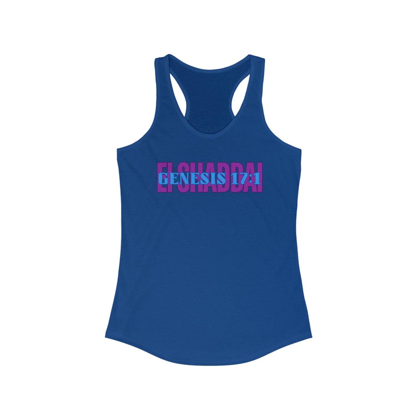 EL SHADDAI- Racerback Tank for Women