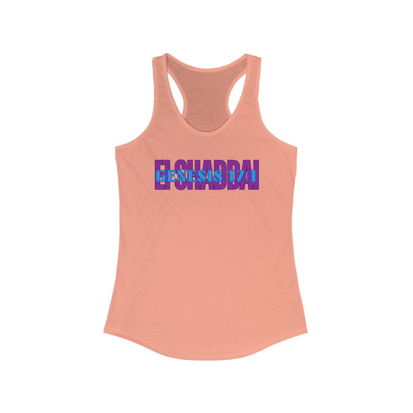 EL SHADDAI- Racerback Tank for Women