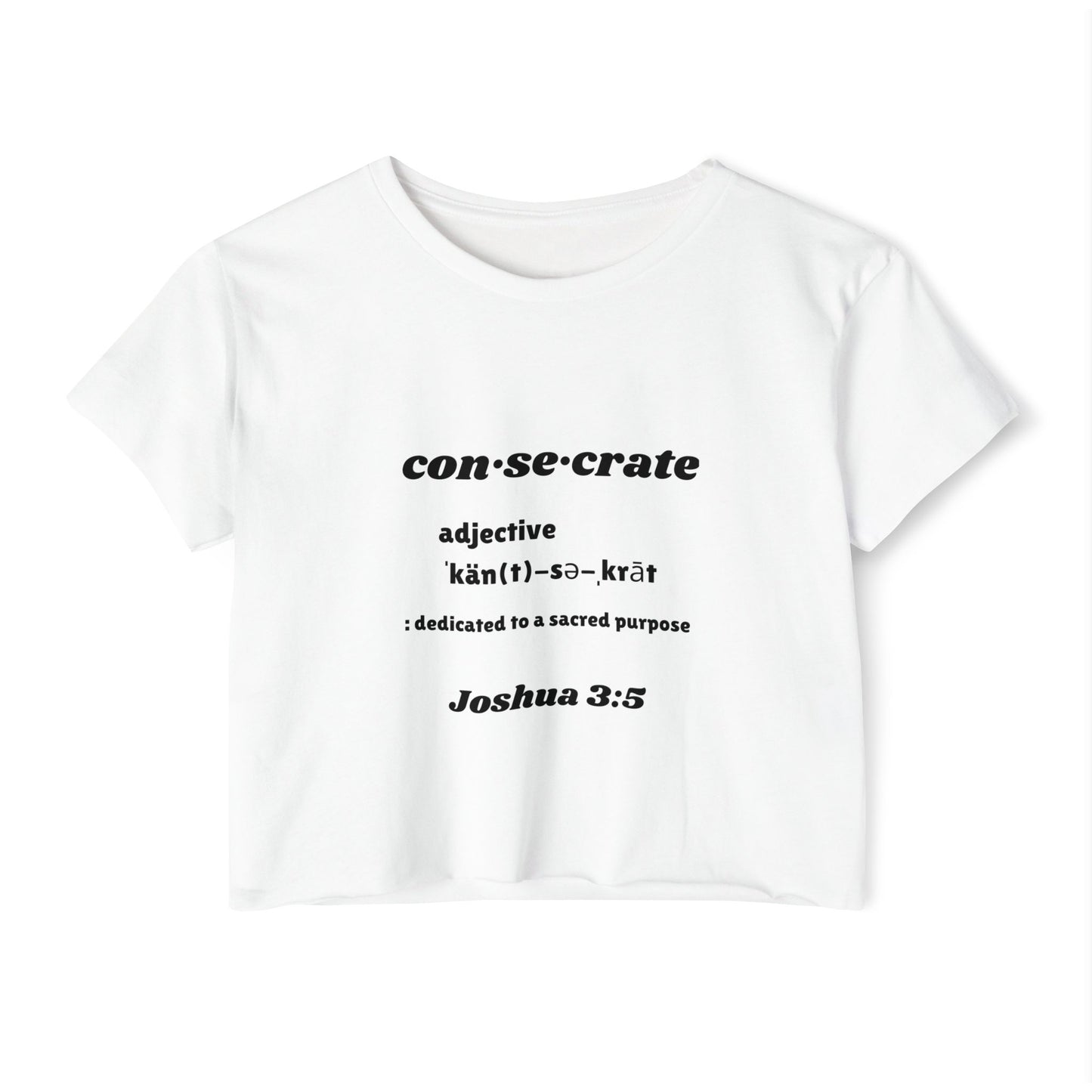 Consecrate - Women's Festival Crop Top